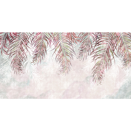 Papier peint panoramique - Feuilles Tropicales