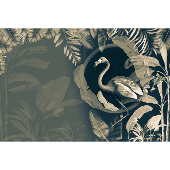 Papier peint panoramique - Flamant rose
