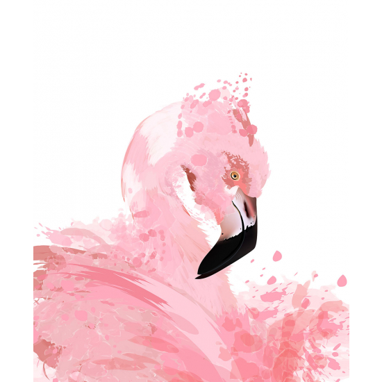 Papier peint panoramique - Flamant rose