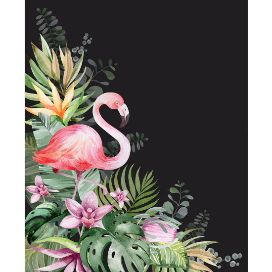 Papier peint panoramique - Flamant rose