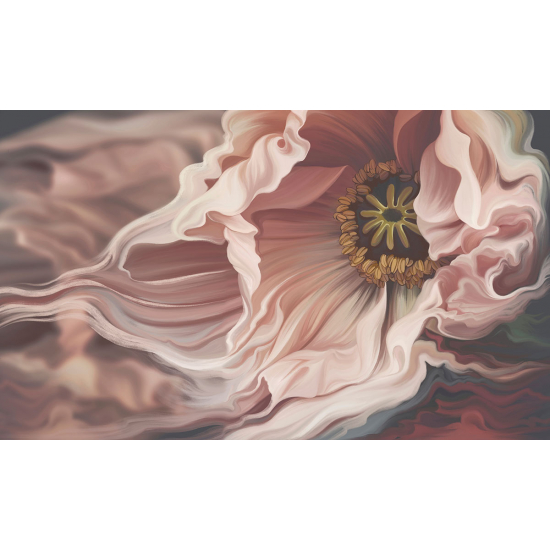 Papier peint panoramique - Fleur rose