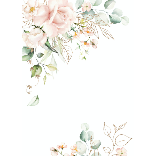 Papier peint panoramique - Fleurs
