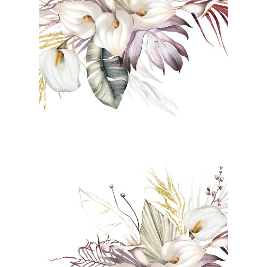 Papier peint panoramique - Fleurs
