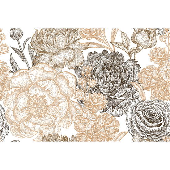 Papier peint panoramique - Fleurs