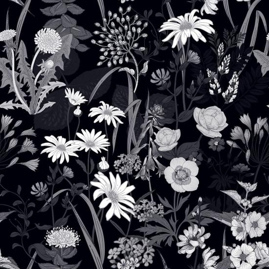 Papier peint panoramique - Fleurs