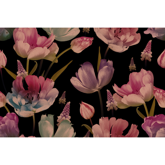 Papier peint panoramique - Fleurs