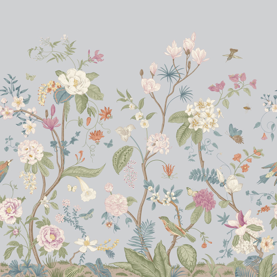 Papier peint panoramique - Fleurs