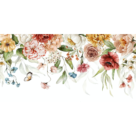 Papier peint panoramique - Fleurs
