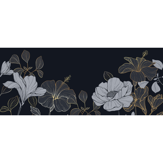 Papier peint panoramique - Fleurs