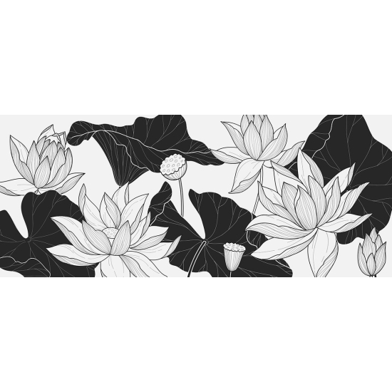 Papier peint panoramique - Fleurs
