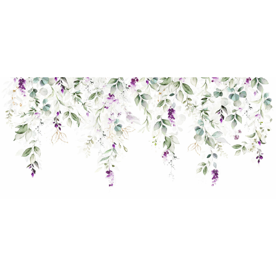 Papier peint panoramique - Fleurs