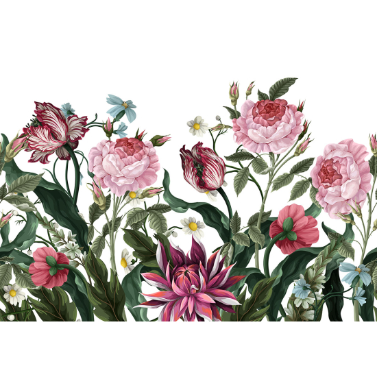 Papier peint panoramique - Fleurs
