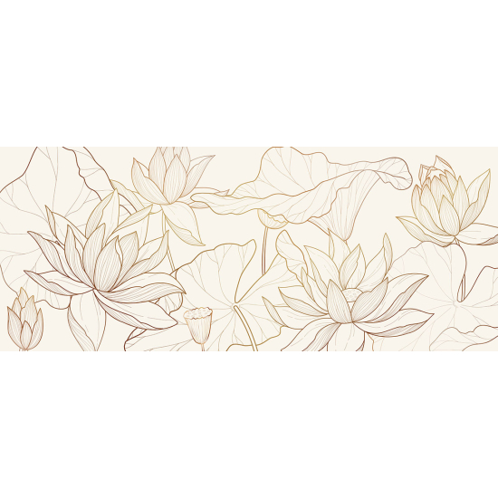 Papier peint panoramique - Fleurs