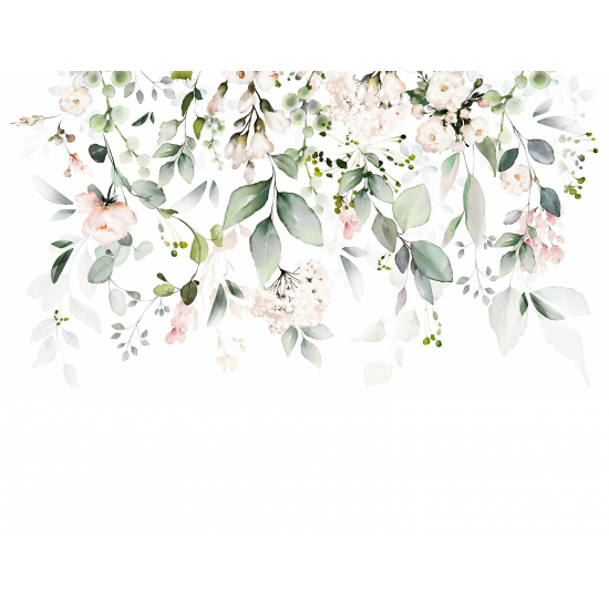 Papier peint panoramique - Fleurs