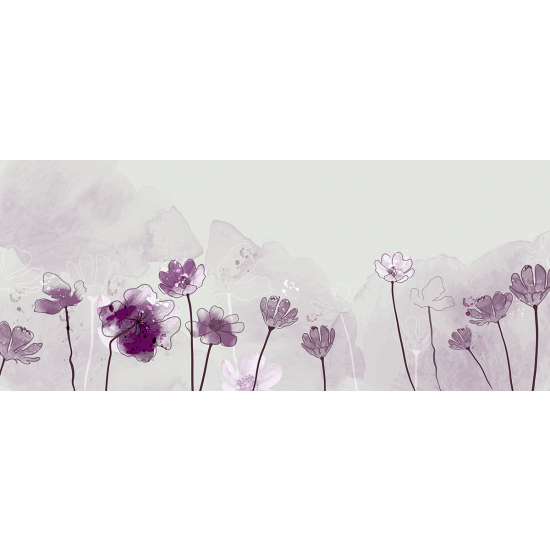 Papier peint panoramique - Fleurs