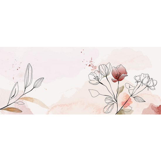 Papier peint panoramique - Fleurs