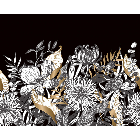 Papier peint panoramique - Fleurs