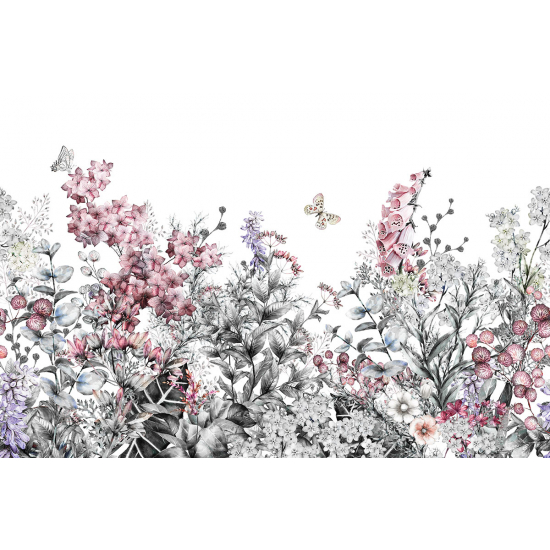 Papier peint panoramique - Fleurs