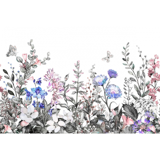 Papier peint panoramique - Fleurs