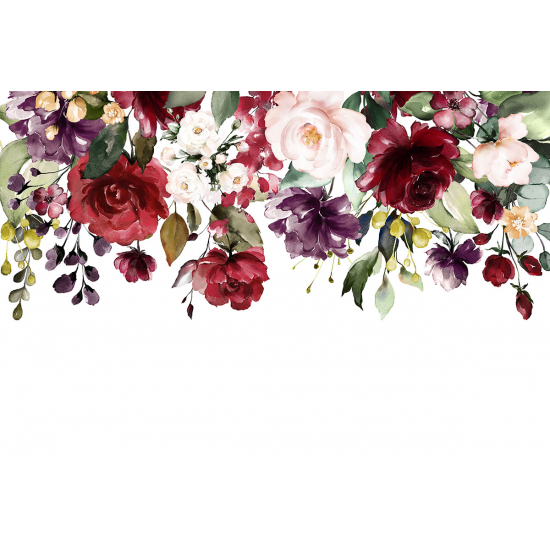 Papier peint panoramique - Fleurs