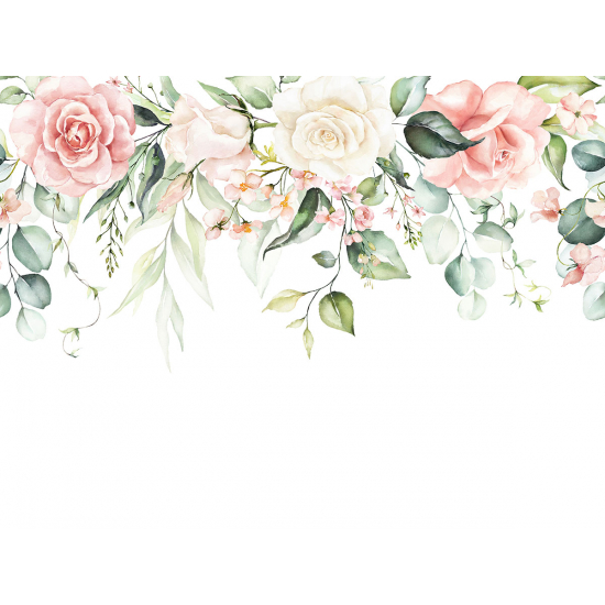 Papier peint panoramique - Fleurs