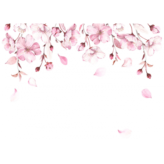 Papier peint panoramique - Fleurs