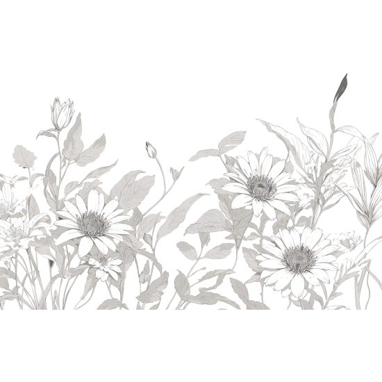 Papier peint panoramique - Fleurs