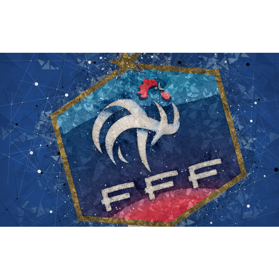Papier peint panoramique Foot / Football - FFF