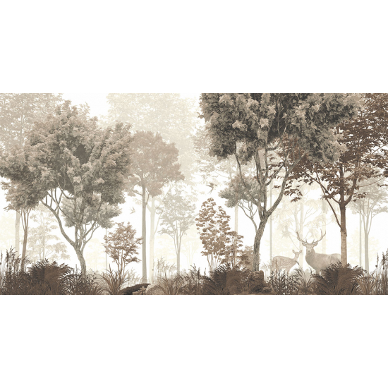 Papier peint panoramique - Forêt