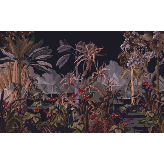 Papier peint panoramique - Forêt tropicale