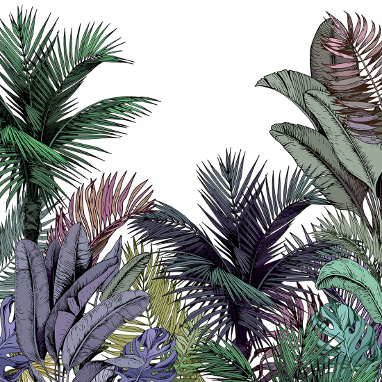 Papier peint panoramique - Forêt tropicale