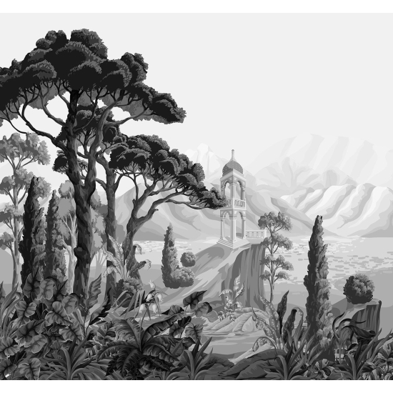 Papier peint panoramique - Jardin