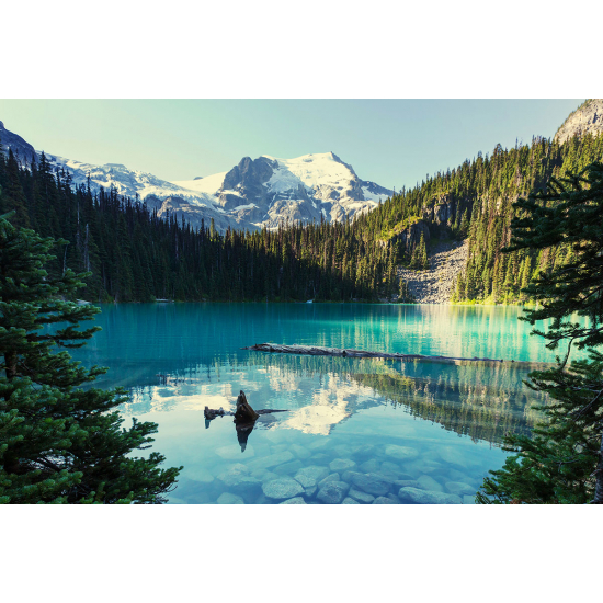 Papier peint panoramique - Lac Montagnes