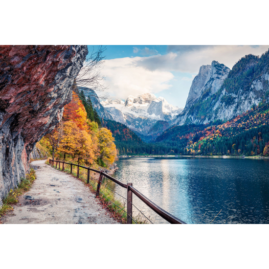 Papier peint panoramique - Lac Montagnes