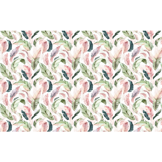 Papier peint panoramique - Motif Feuilles tropicales