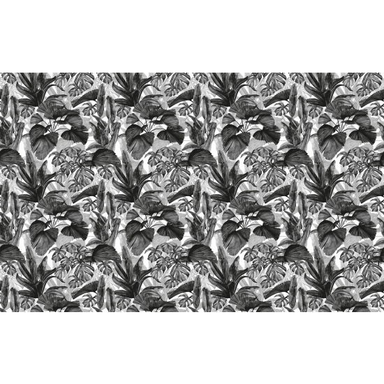 Papier peint panoramique - Motif Feuilles tropicales