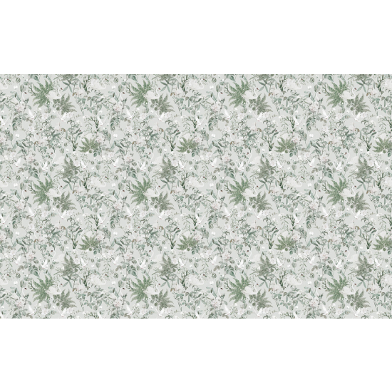 Papier peint panoramique - Motif Feuilles tropicales