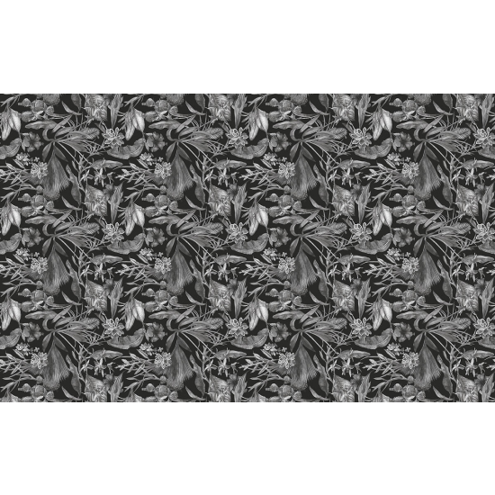 Papier peint panoramique - Motif Feuilles Tropicales