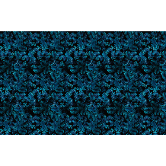 Papier peint panoramique - Motif Feuilles Tropicales