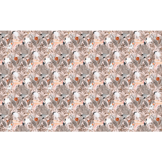 Papier peint panoramique - Motif Fleurs