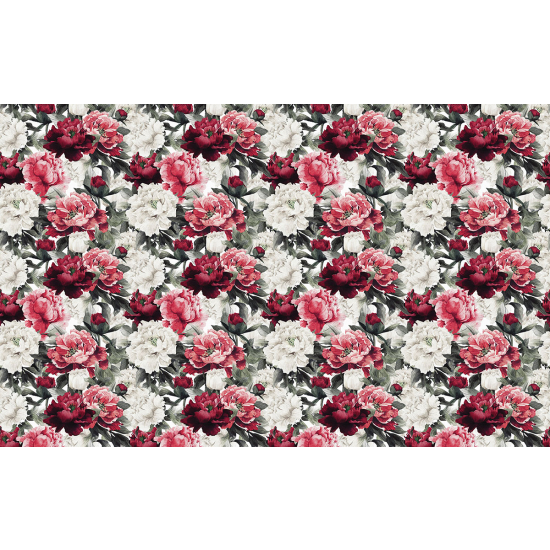 Papier peint panoramique - Motif Fleurs