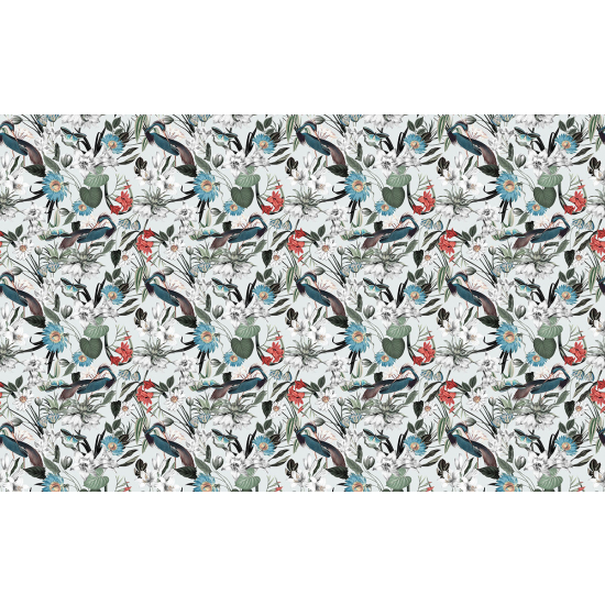 Papier peint panoramique - Motif Fleurs