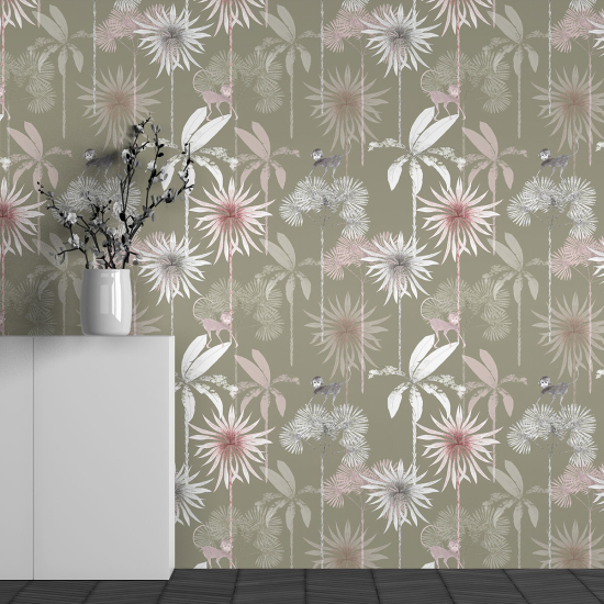 Papier peint panoramique - Motif Fleurs