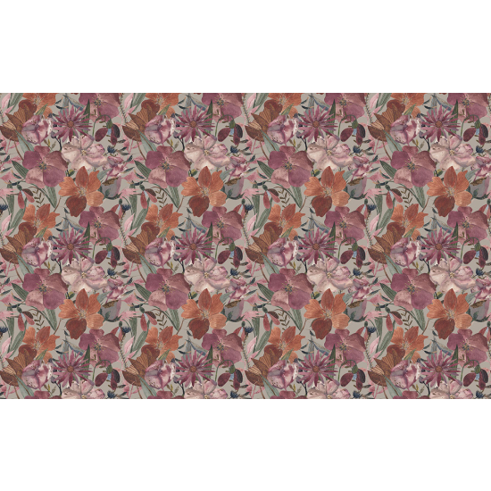 Papier peint panoramique - Motif Fleurs