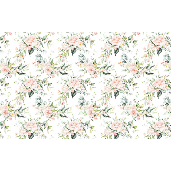 Papier peint panoramique - Motif Fleurs