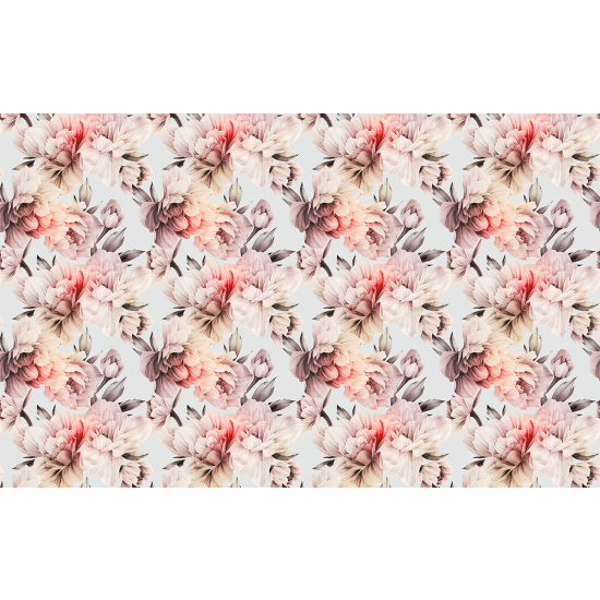 Papier peint panoramique - Motif Fleurs
