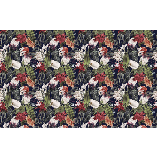 Papier peint panoramique - Motif Fleurs