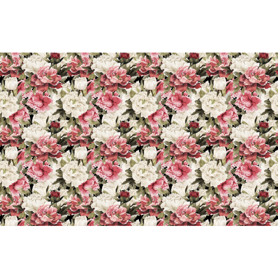 Papier peint panoramique - Motif Fleurs