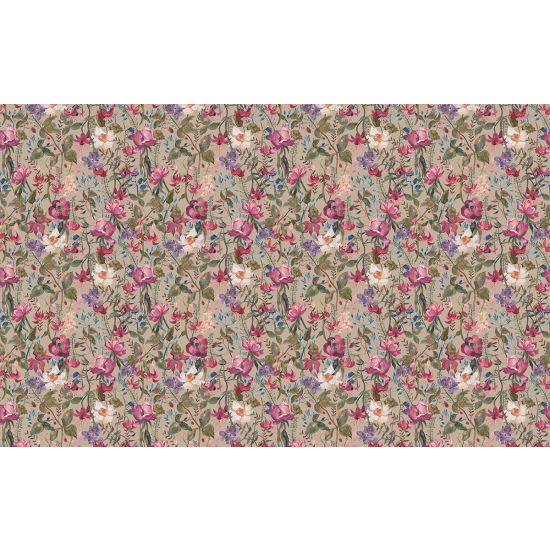 Papier peint panoramique - Motif Fleurs