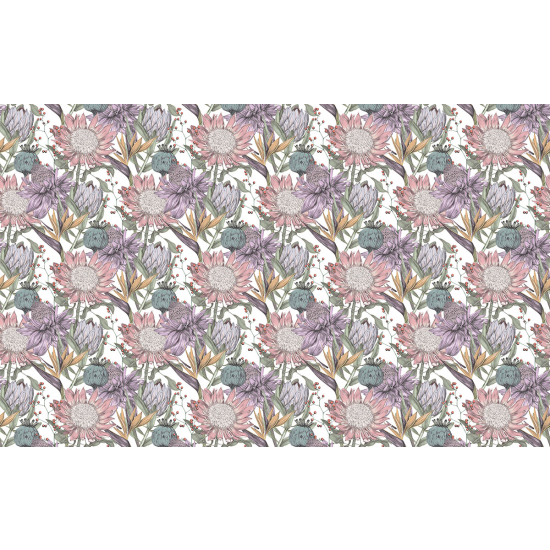 Papier peint panoramique - Motif Fleurs